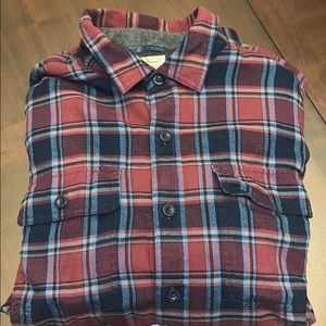 NWOT L.L. Bean Fleece Insulated Flannel